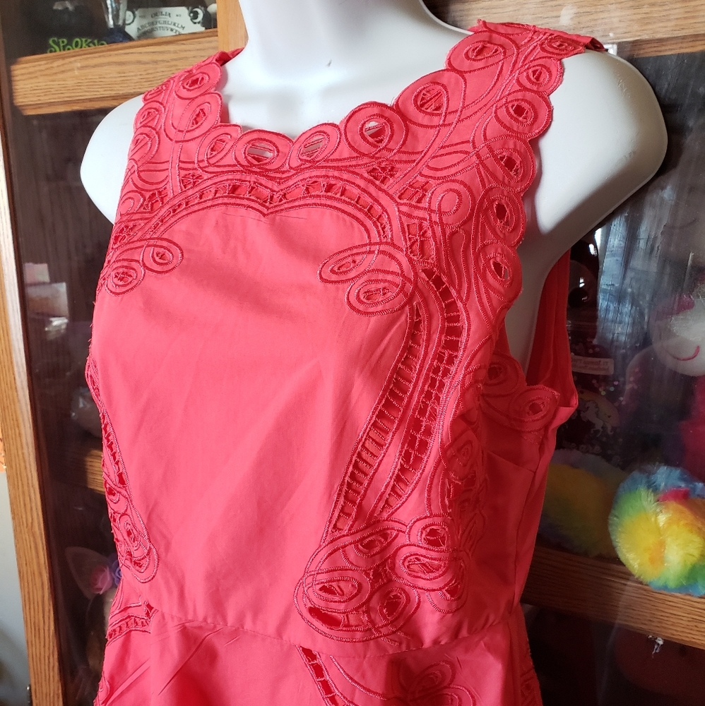 🌻Beautiful coral dress 🌻 - Picture 4 of 7